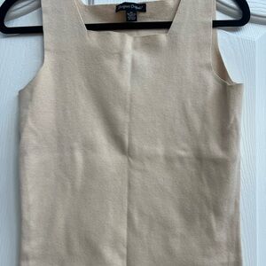 Designers Originals Tan Fitted Tank Top